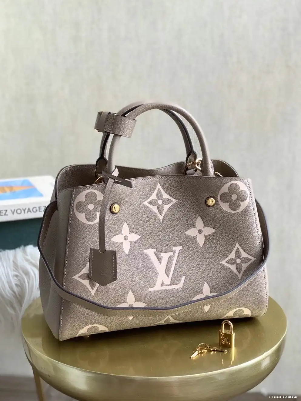 Official oldcobbler VUITTON MONTAIGNE LOUIS MM 0621